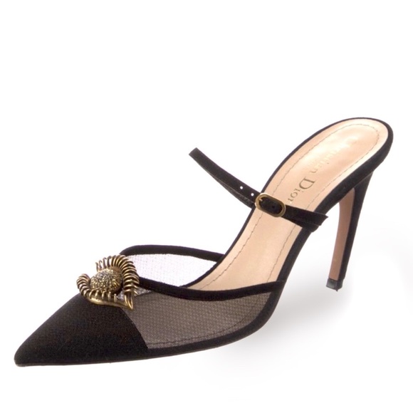 Dior Shoes - Dior Surreal-D Rare Mesh Panel Eye Appliqué Pumps